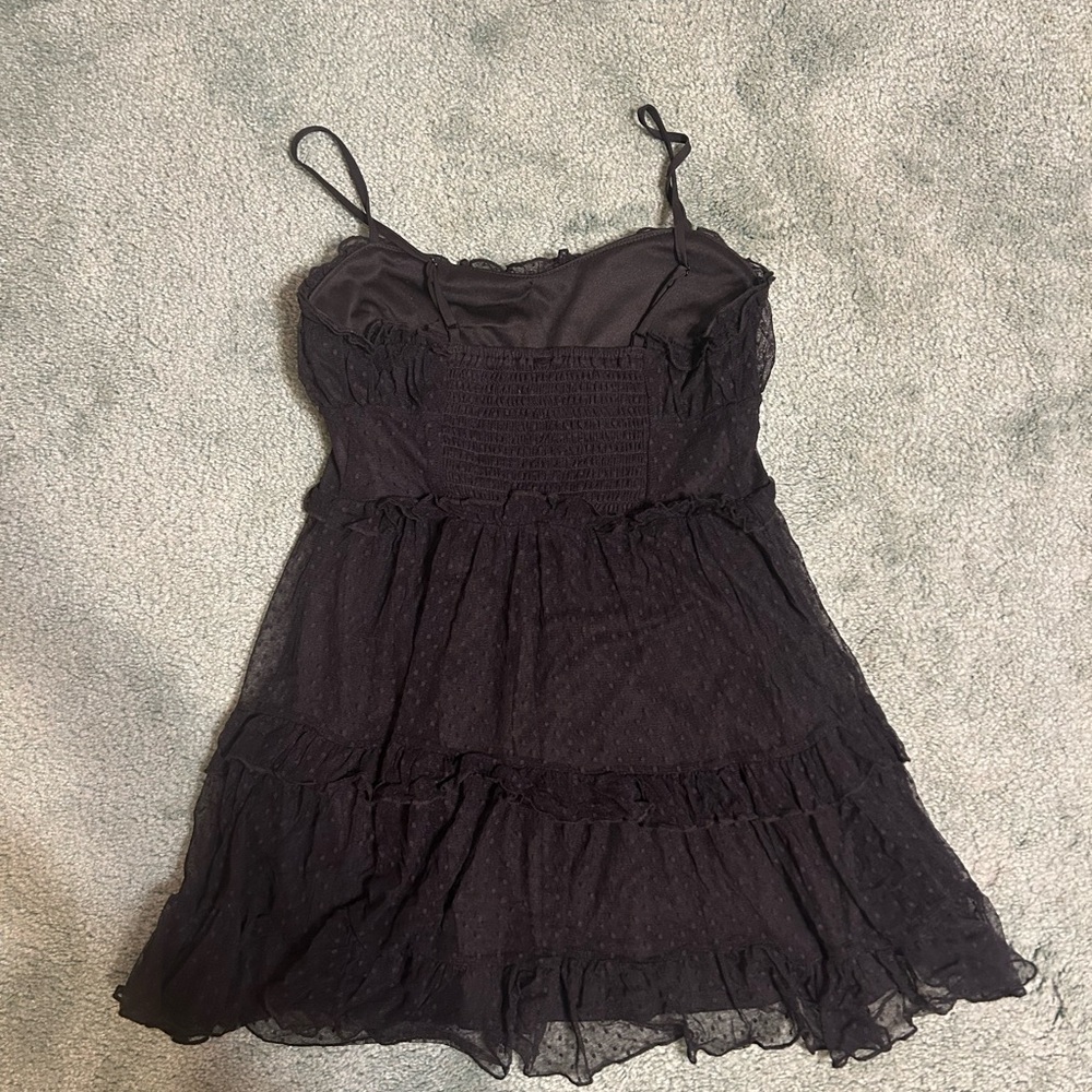 wild fable tiered black dress - Picture 5 of 6